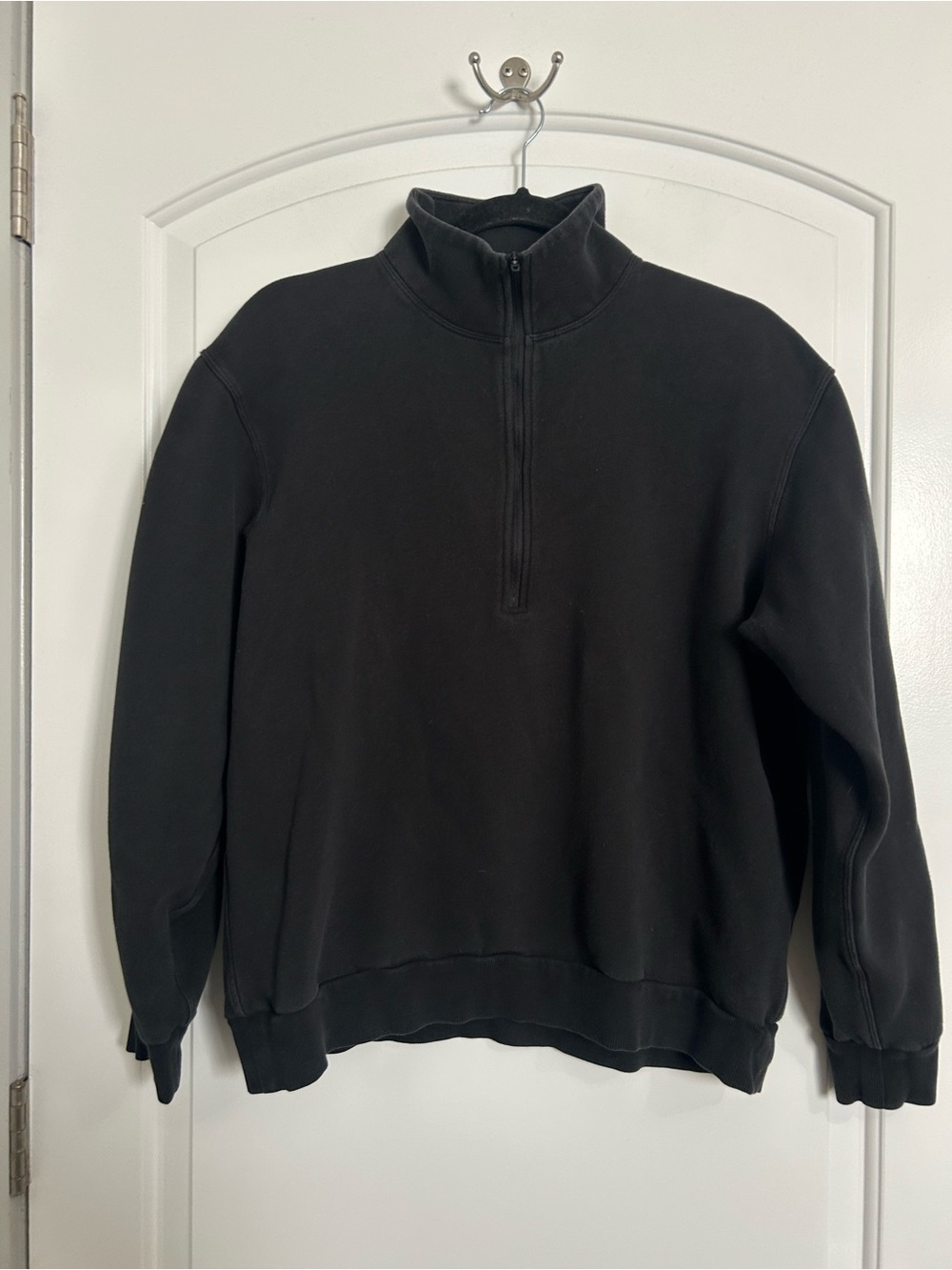 Lululemon Men's Steady State Quarter-Zip Pullover Sweater Size S Cozy Athleisure